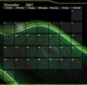 Glass Calendar v2