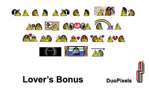 Emotriangles DuoPixels Lovers Bonus