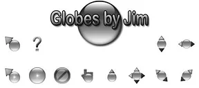 Globes by Jim - Gray small