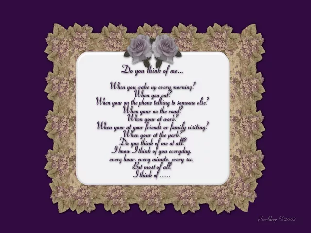 Do you think of me...