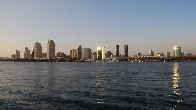 Reflections on the Bay(San Diego)