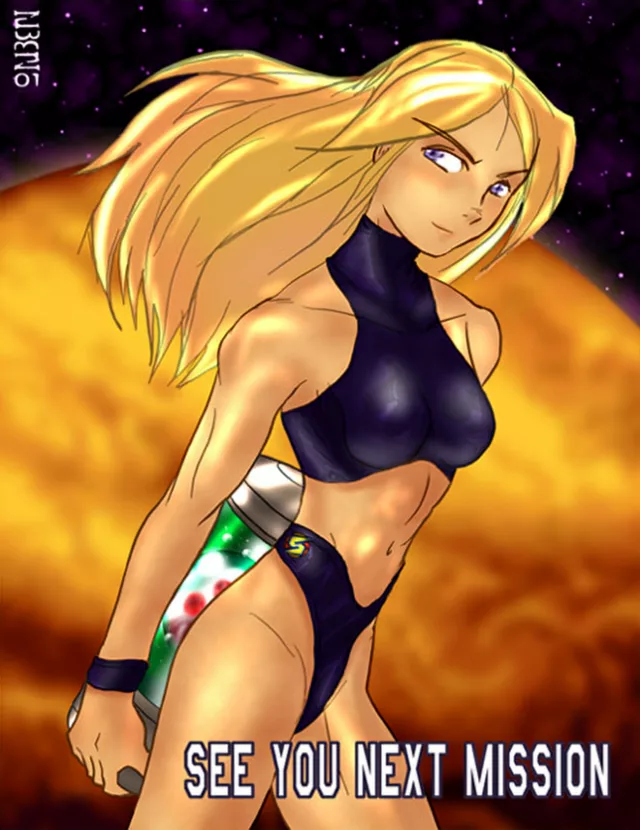 Samus, no suit