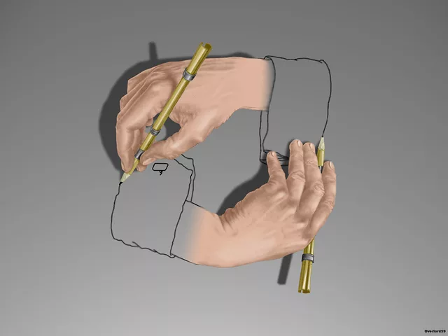 Drawing hands
