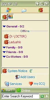 ICQ XP 1.0