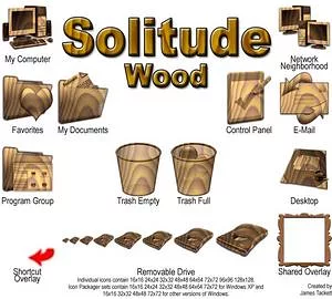 Solitude - Wood 9x
