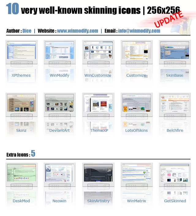 Skinning Website Icons