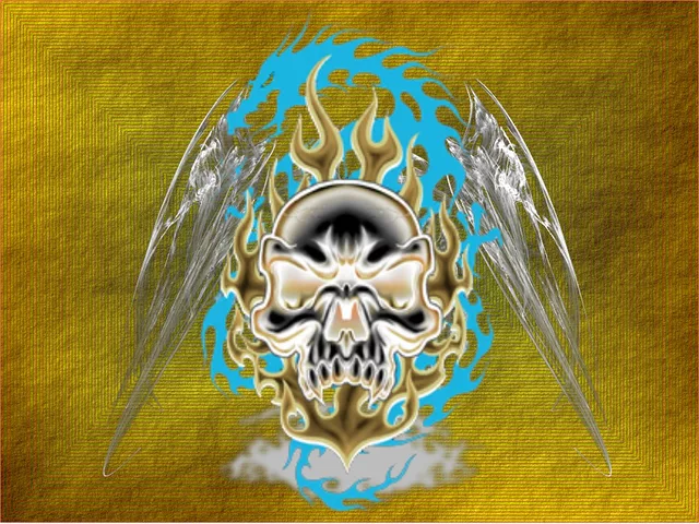 Winged Skull