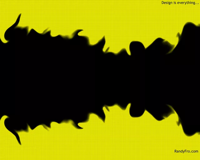 Mirrored Yellow Flames