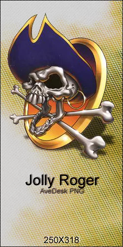 Jolly Roger PNG for AveDesk