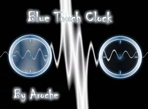 Blue Touch Clock
