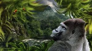 Jungle Gorilla Logon