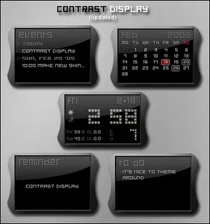 Contrast Display Rainlendar (Update!)