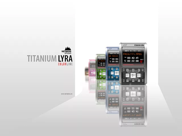 Titanium Lyra Colorline