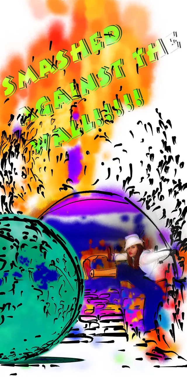 Smashed Against The Wall