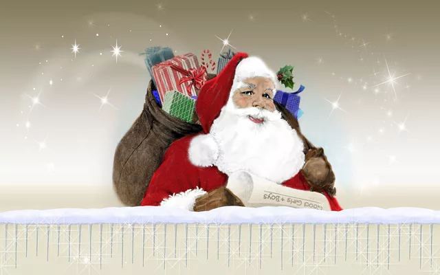 Christmas Vintage Santa