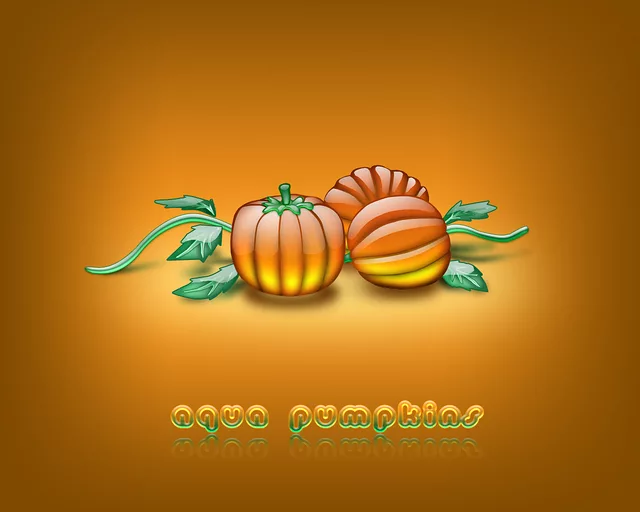 Aqua Pumpkins