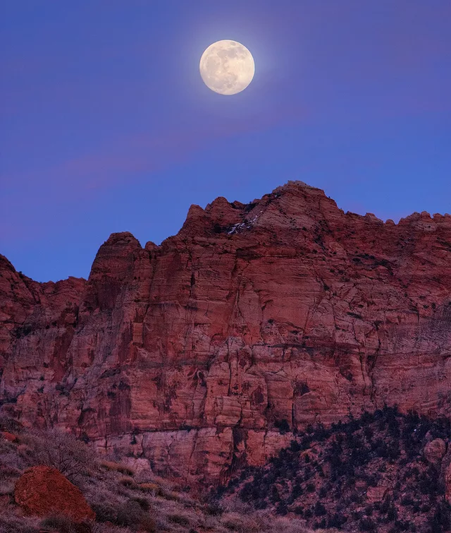 Full Moon Over Zion
