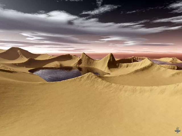 Water in desert