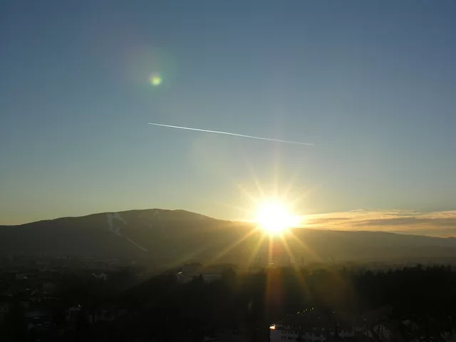 Sunset in Maribor
