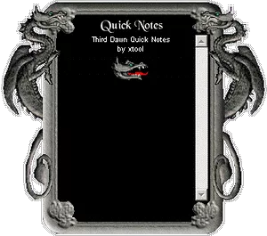 3rd Dawn Quick Notes