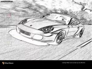 Sports Car (Porsche) Logon