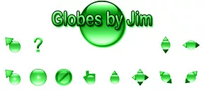 Globes by Jim - Green small